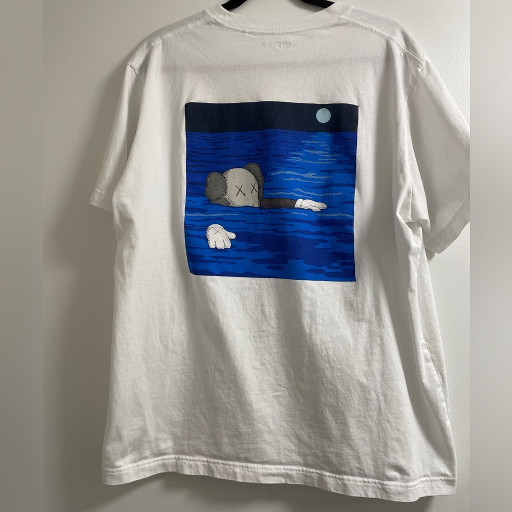 KAWS x Uniqlo Drowning Tee, White